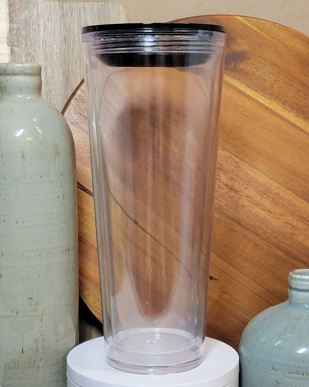 Custom Snow Globe Tumbler — Acrylic