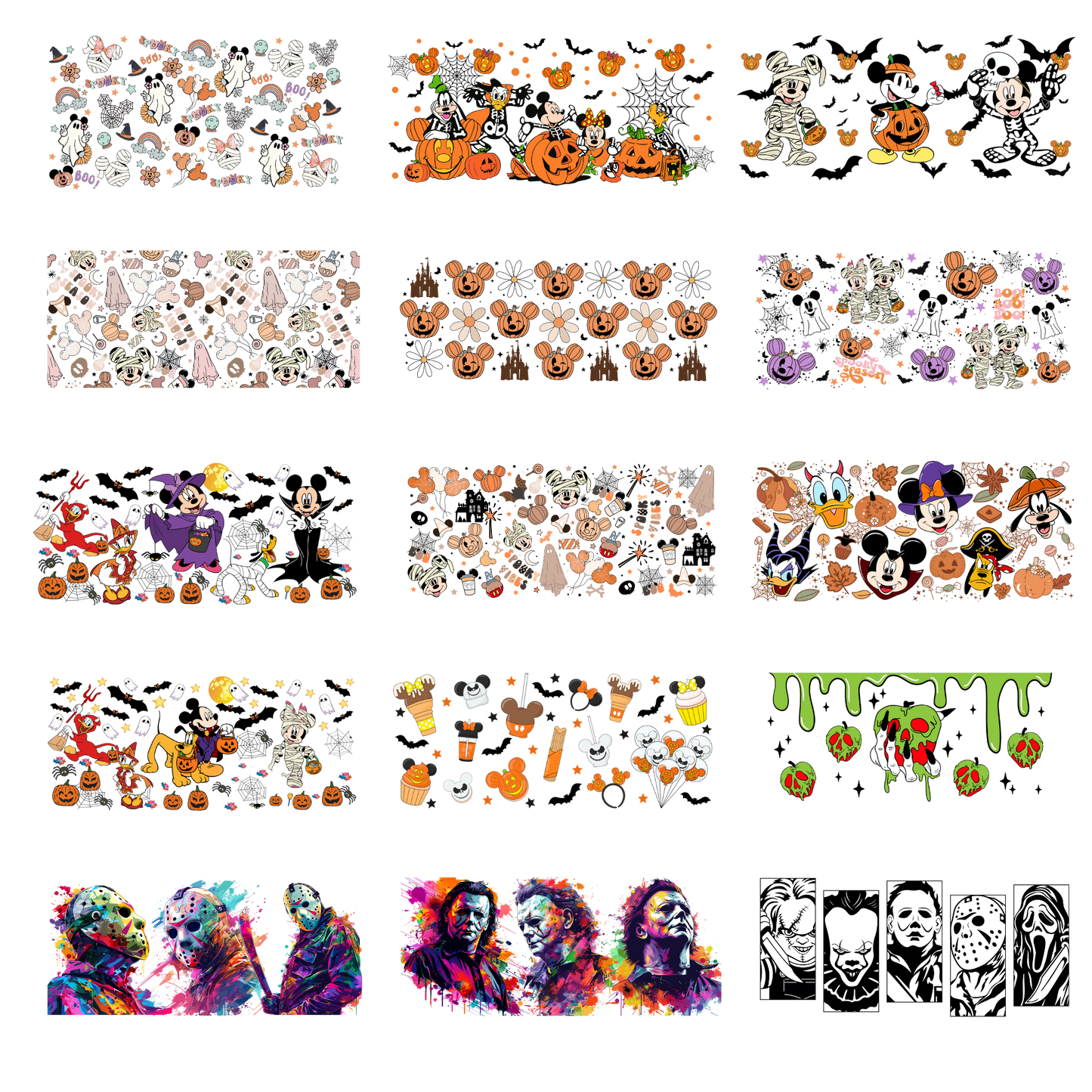 Halloween Wraps Group 1
