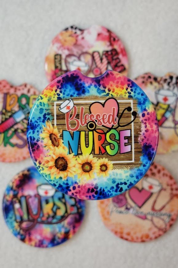 Blessed Nurse Car Coaster
