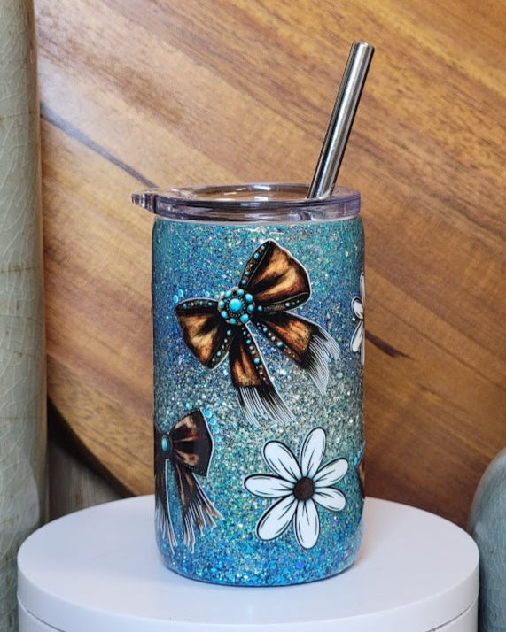 3 Oz Coquette Ribbons Mini Straight Tumbler