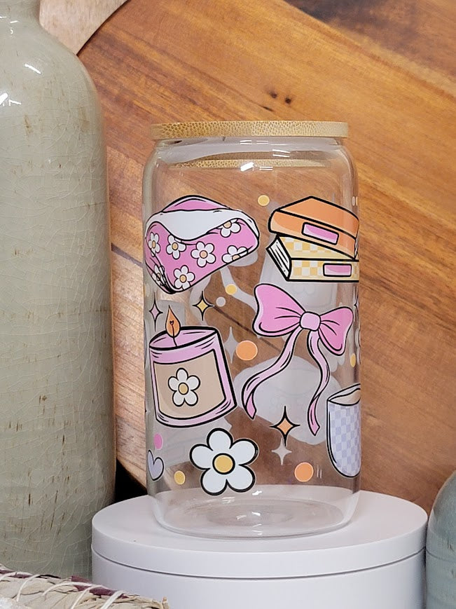 16 Oz Pink Accent Libby Cup