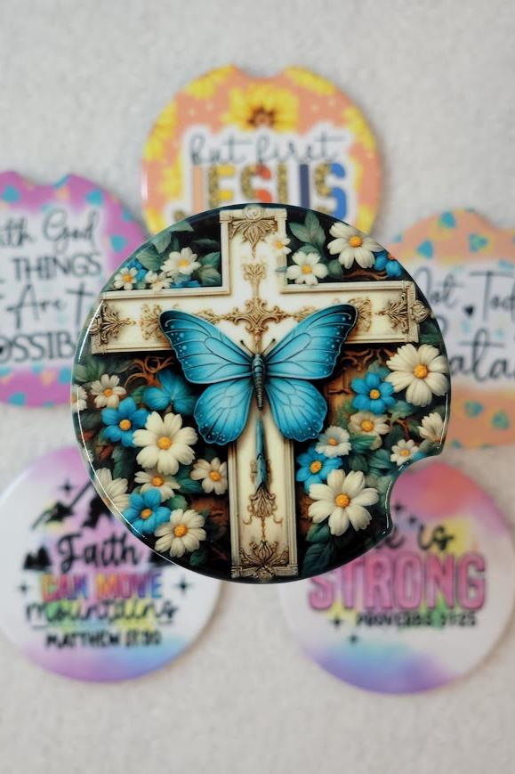 Butterfly on Cross Car Coaster