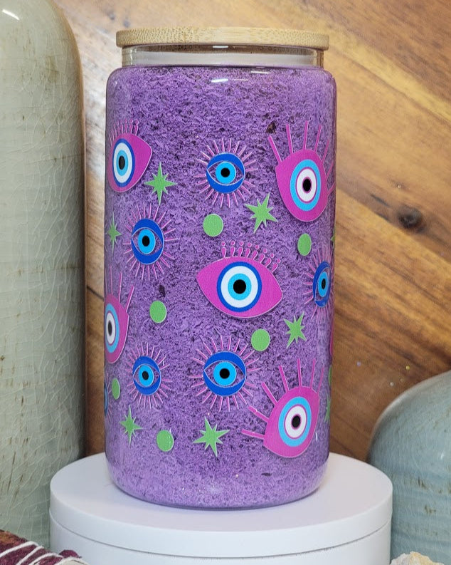 16 Oz Evil Eye Slush Look Snow Globe Libby Cup