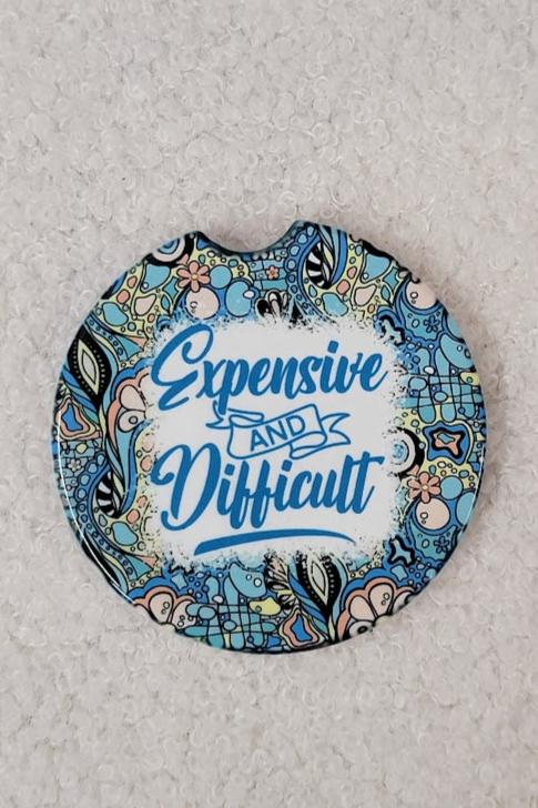 Expensive and Difficult Car Coaster