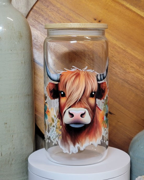 16 Oz Highland Cow Libby Cup