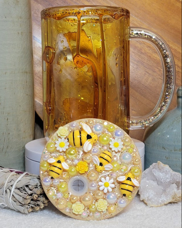 15 Oz Honey Drip Snow Globe Coffee Mug