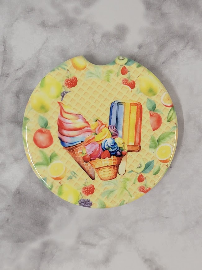 Ice Cream Car Coaster