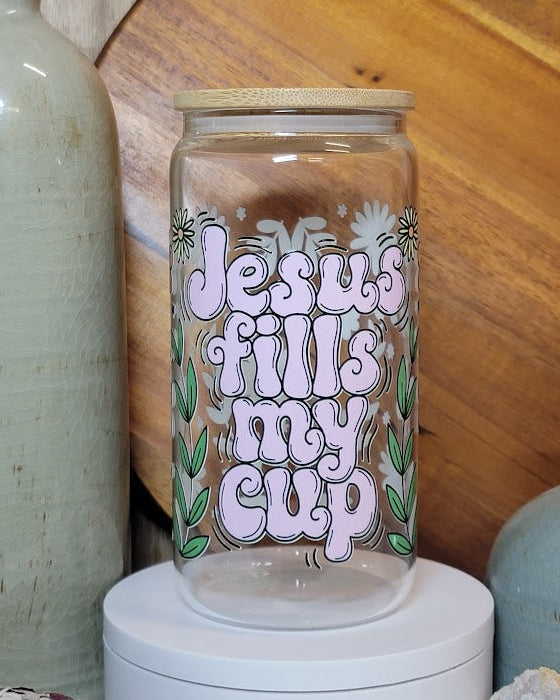 16 Oz Jesus Fills Libby Cup