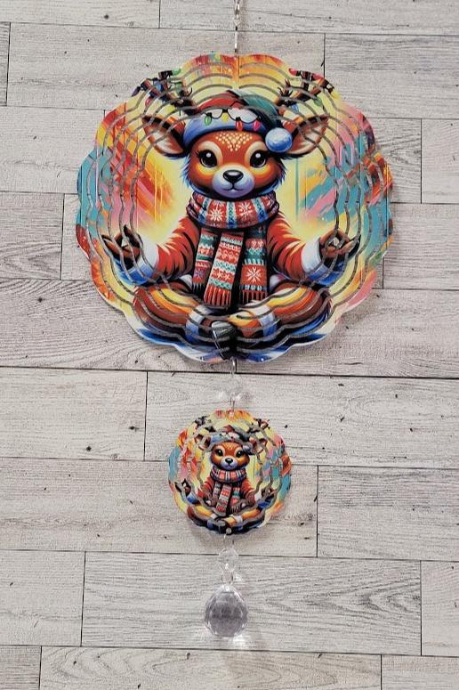 Chill Reindeer Wind Spinner