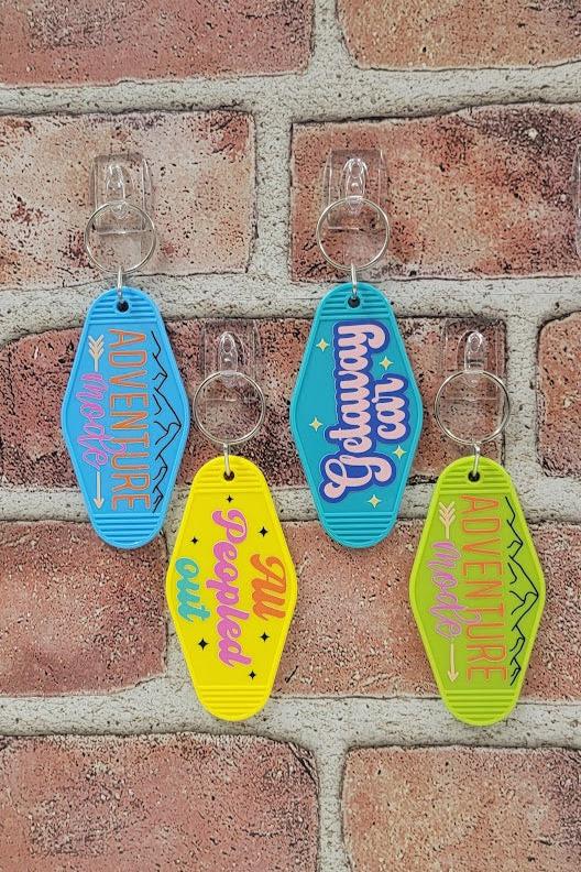 Vintage Motel Keychains Group 15