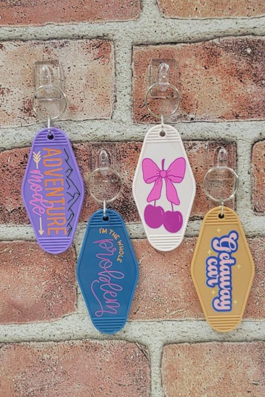 Vintage Motel Keychains Group 16