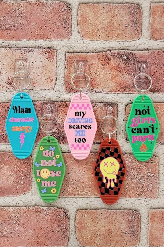 Vintage Motel Keychains Group 13