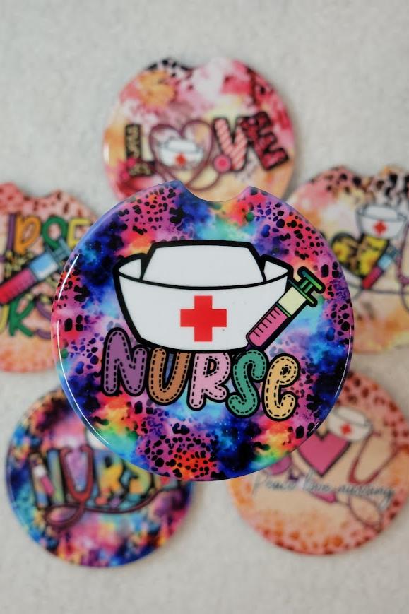 Nurse Hat Car Coaster