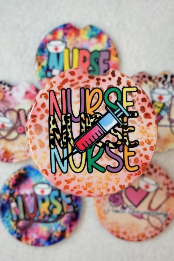 Nurse Shot Car Coaster