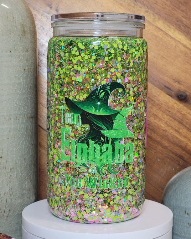16 Oz Shiz Uni Slow Flow Glitter Acrylic Libby Cup
