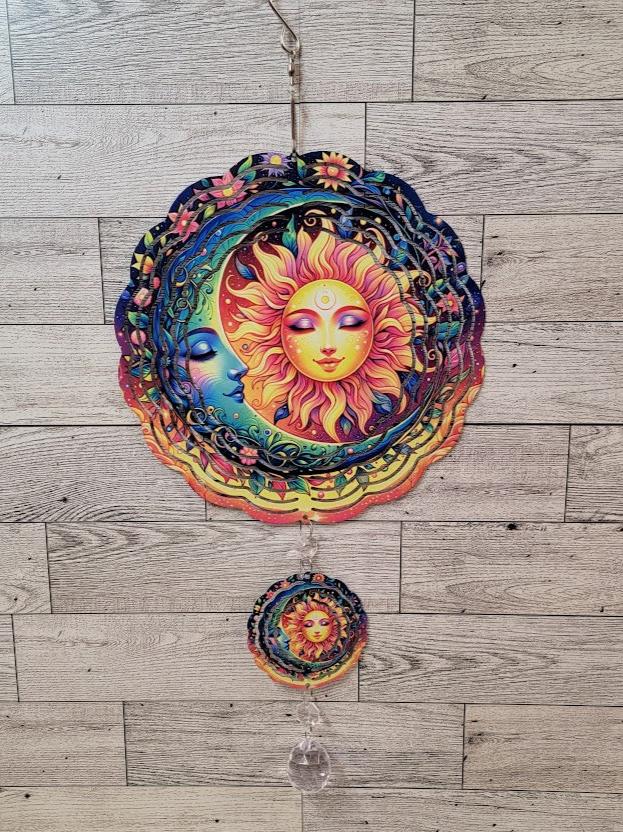 Sun And Moon Wind Spinner