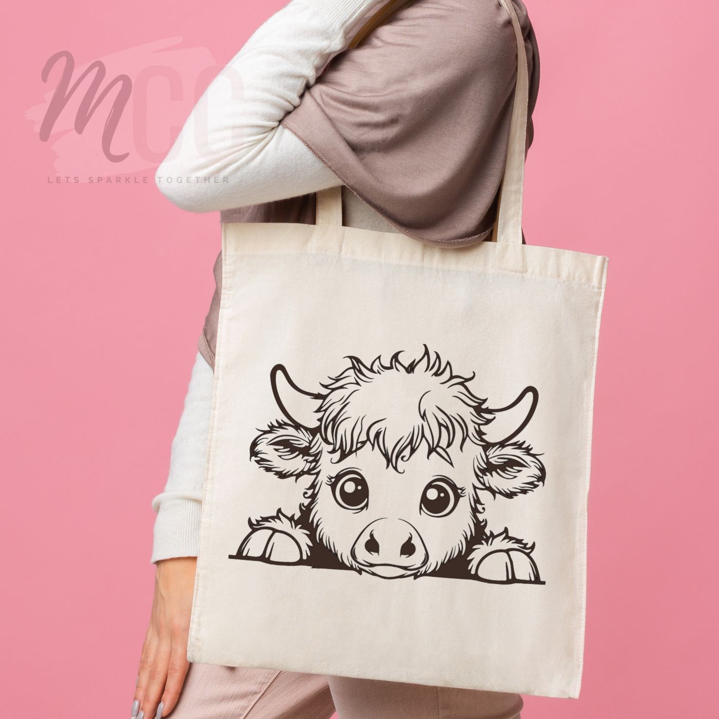 Highland Cow Tote Bag