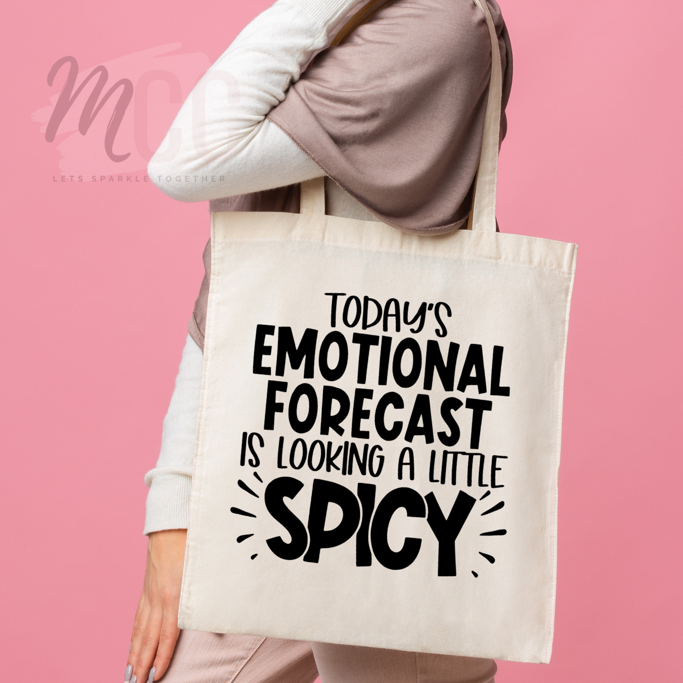 Today's Emotional Forecast Tote Bag
