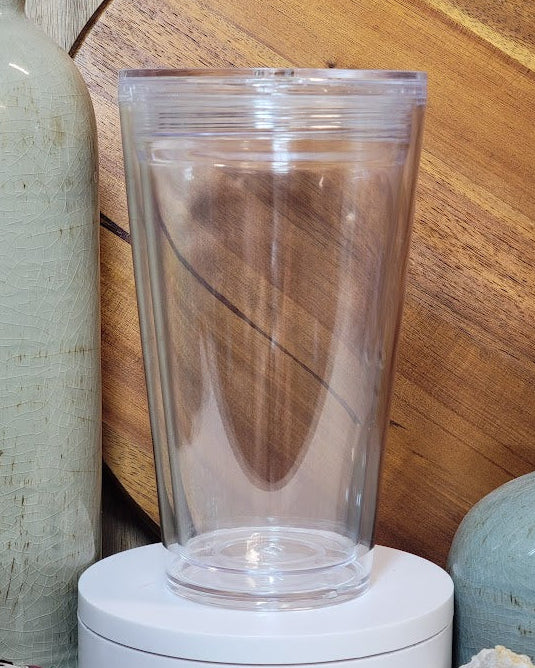 Custom Snow Globe Tumbler — Acrylic