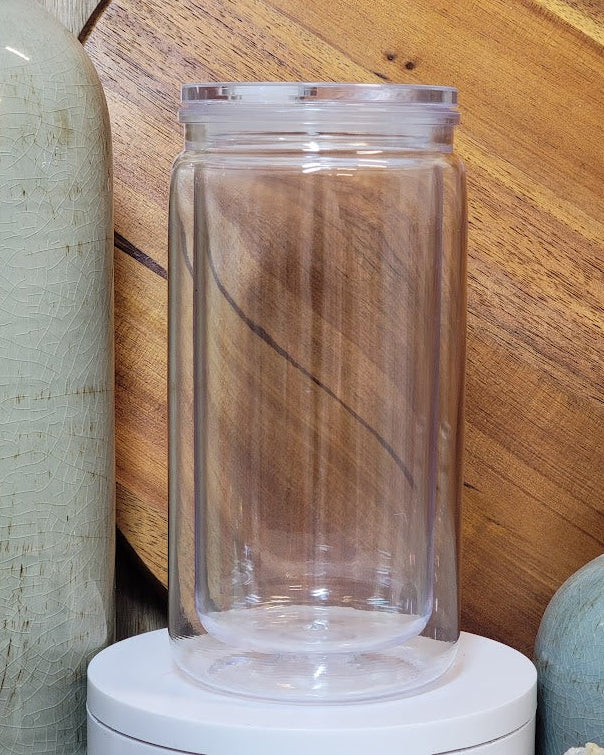 Custom Snow Globe Tumbler — Acrylic