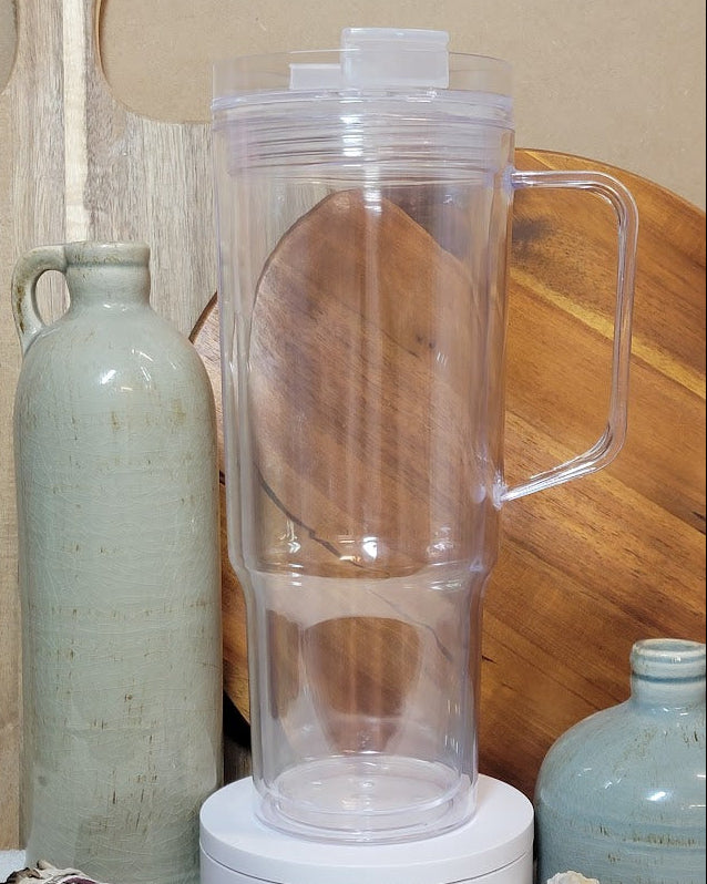 Custom Snow Globe Tumbler — Acrylic