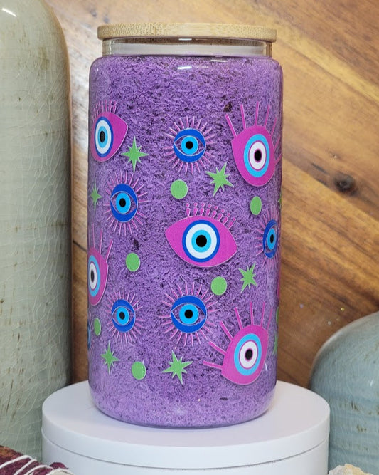 16 Oz Evil Eye Slush Look Snow Globe Libby Cup