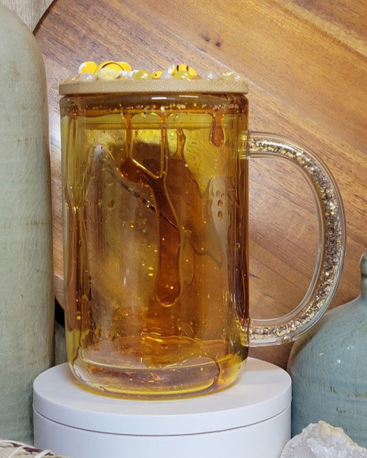 15 Oz Honey Drip Snow Globe Coffee Mug