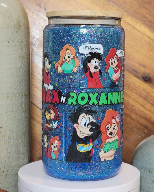 16 Oz Max & Girlfriend Motionless Glitter Snow Globe Libby Cup