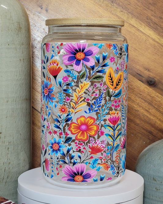 16 Oz MultiFlower Libby Cup