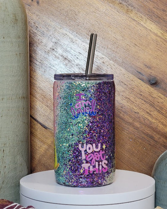 3 Oz Positive Affirmation Mini Straight Tumbler