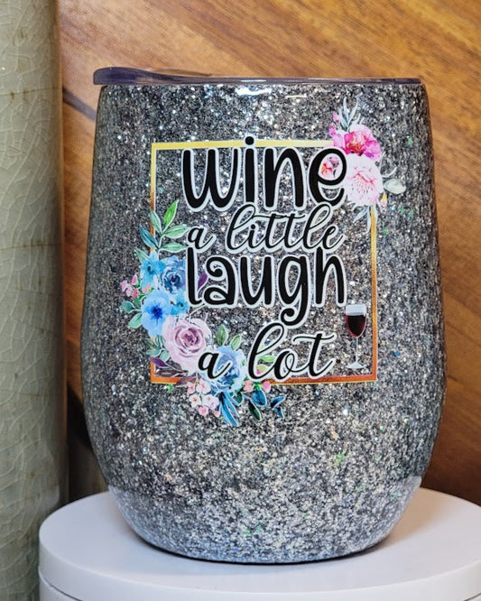 12 Oz Wine A Little Stemless Wine Cup